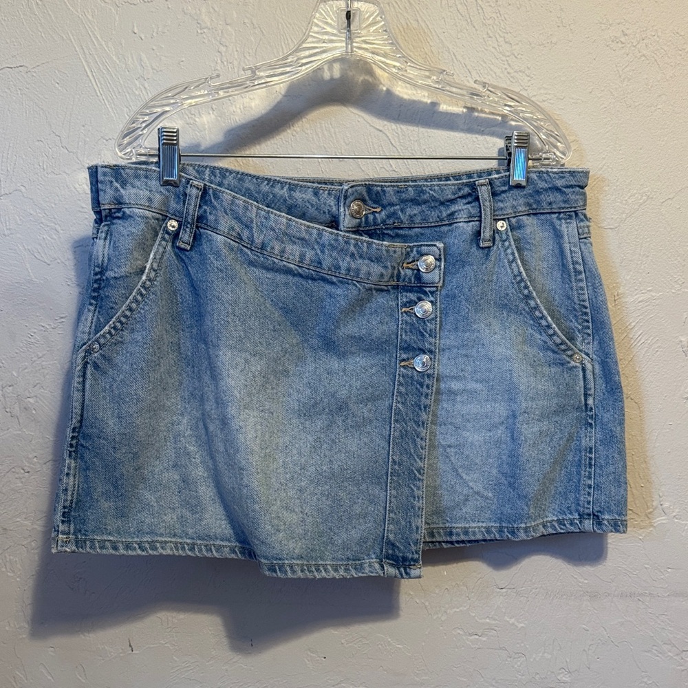 We The Free Wynne Blue Denim Skirt size 31